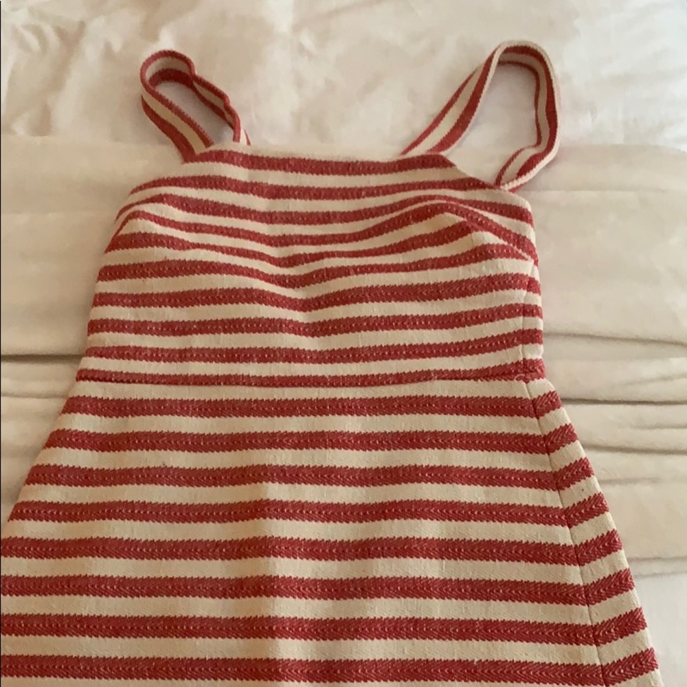 red and white cross back dress!